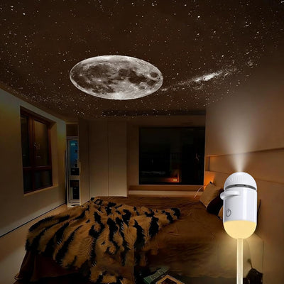 2-in-1 Mini Galaxy Star Projector