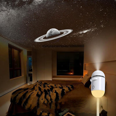 2-in-1 Mini Galaxy Star Projector