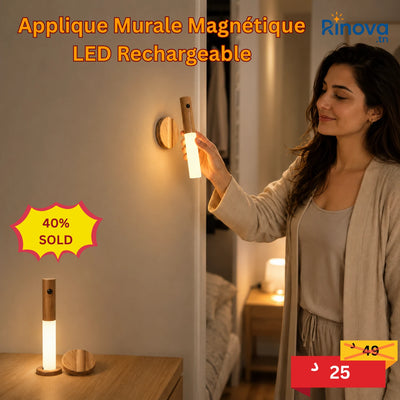 Applique Murale Magnétique LED Rechargeable