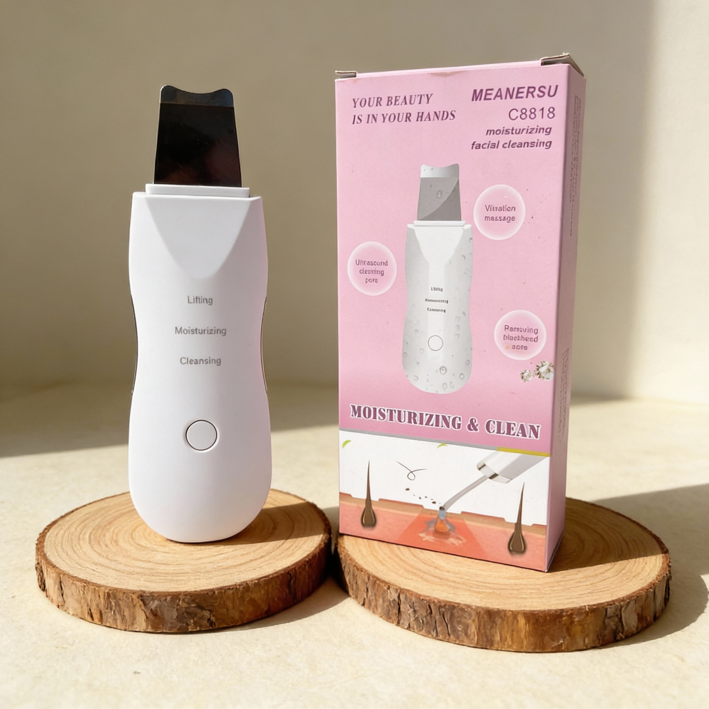 Appareil Épurateur Visage 3en1 : Nettoyage & Hydratation & Purification